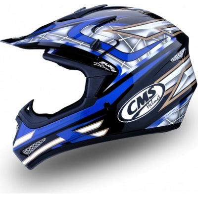 CMS HELMET RACER X1 BLUE (JUNIOR SIZE