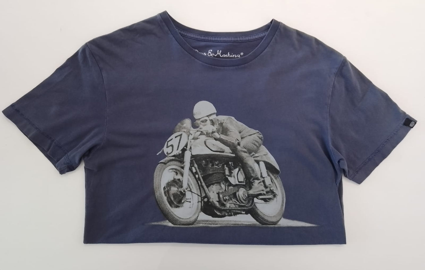 TEE SHIRT 100% ELECTRIC BLUE- ZERO MOTORCYCLE