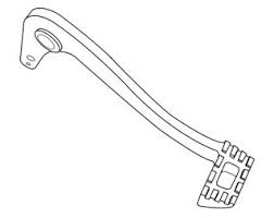 REAR BRAKE PEDAL- Zero Motorcycle